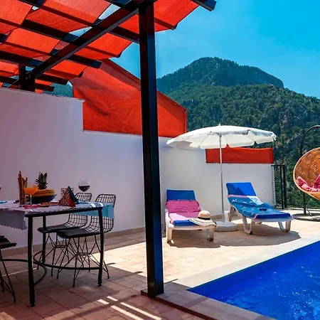 Villa Vera Faralya Kirme Deniz Manzarali Korunakli Balayi Villasi *